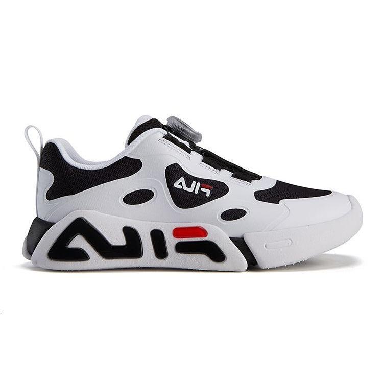 (GS) FILA BOA Classic VNTG Running Shoes Black/White Kids' K15B121109FBK
