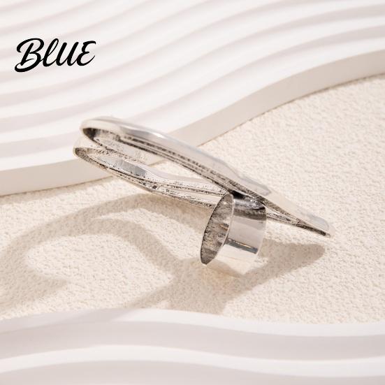 Lady Heart Ring Big Love Double-layered Exaggerated Style Hollow Shape