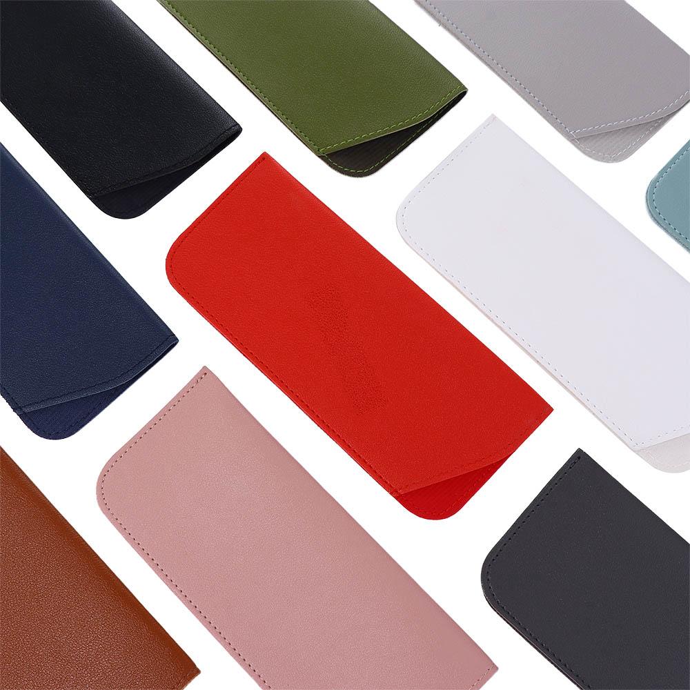 Eyeglass Box Eyewear Protector Containers Spectacle Case Sunglasses Case PU Leather Glasses Bags