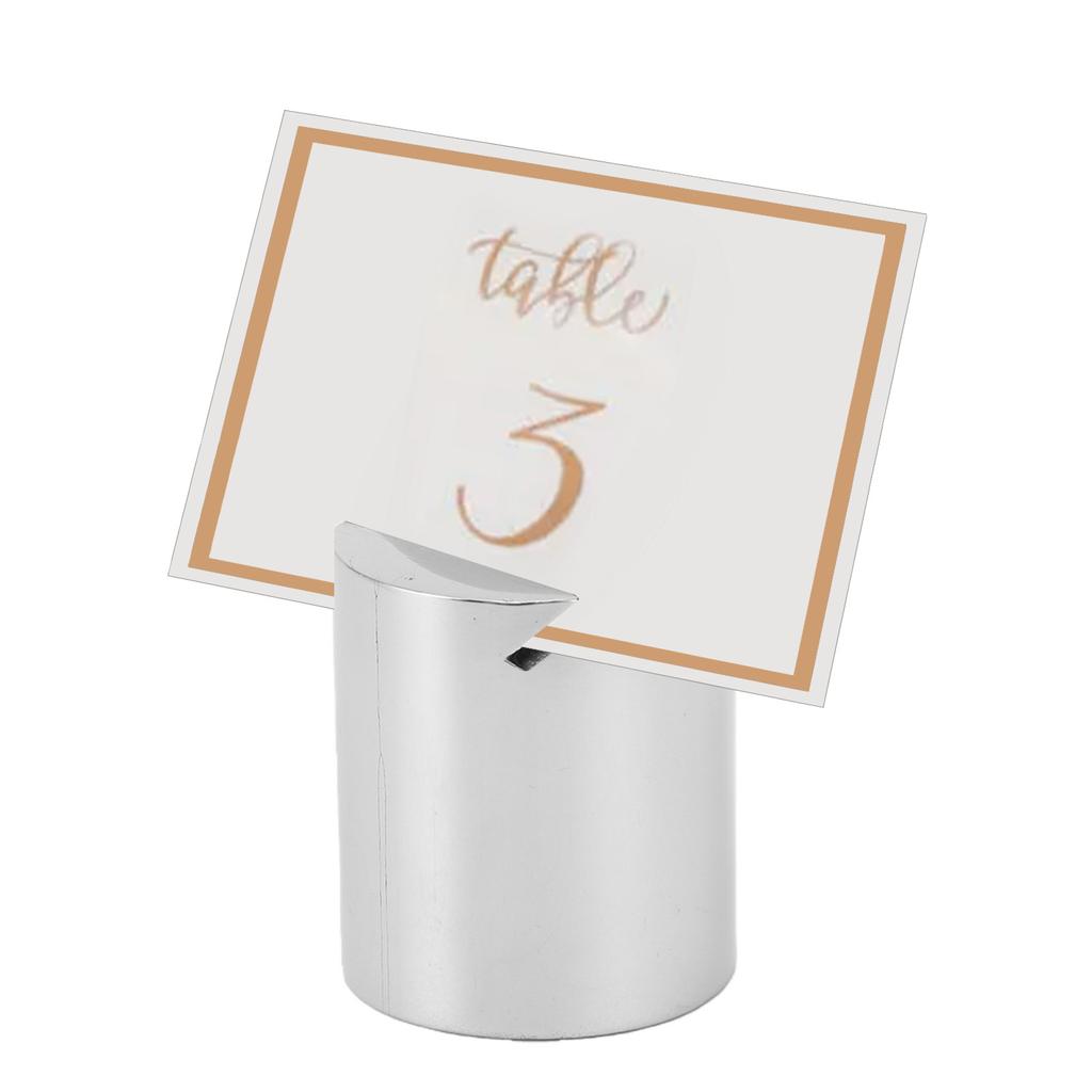 Porta segnaposto in metallo Acciaio Inossidabile Porta numero tavolo per Matrimonio Festa Ristorante