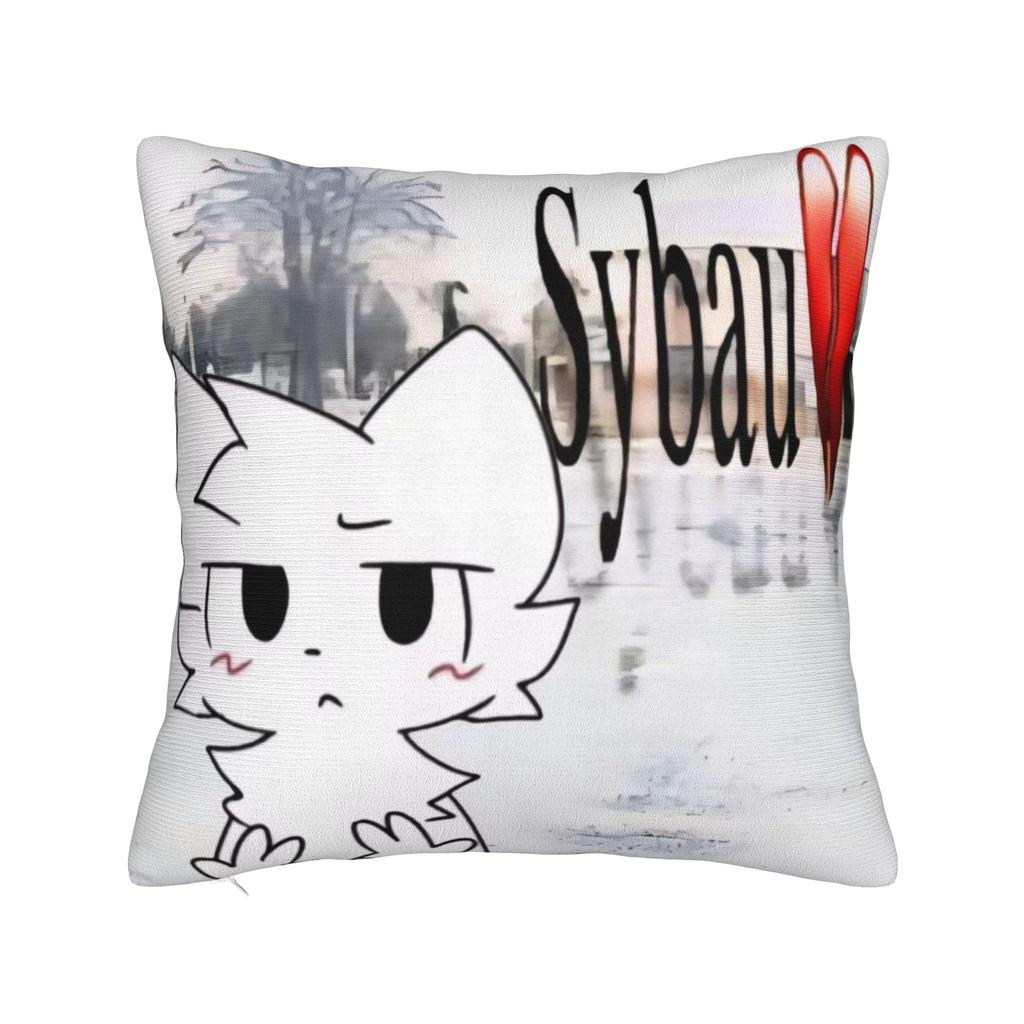 Living Room Decor Boykisser Silly Cat Pillowcase Merch Pillow Covers Zipper Multiple Sizes