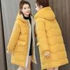 Baumwollgepolsterte Jacke Mittellang Koreanischer Stil Locker Winter Steppjacke Brotjacke Daunenjacke IELGY