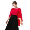 Soft Drape Blouse for Air Conditioned Rooms Women's Shawls And Wraps Evening Dress, Chiffon Shawl, Elegant Sophisticated Office Casual Wear