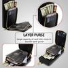 For iPhone 11 6.1 Inch PU Leather Coated TPU Card Slot Phone Case Kickstand Crossbody Zipper Cover