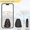 Key Fob Replacement for 2009-2018 Jeep Wrangler/ 10-17 Compass Patriot Car Keyless Entry Remote Control, OHT692713AA, 4 Buttons, 2Pcs