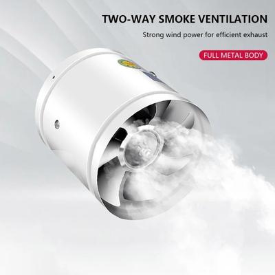 4 6 8 Inch Pipe Air Ventilator Metal Duct Fan Low Noise Bathroom Exhaust Fan Kitchen Air Ventilator for Kitchen Washroom Canteen