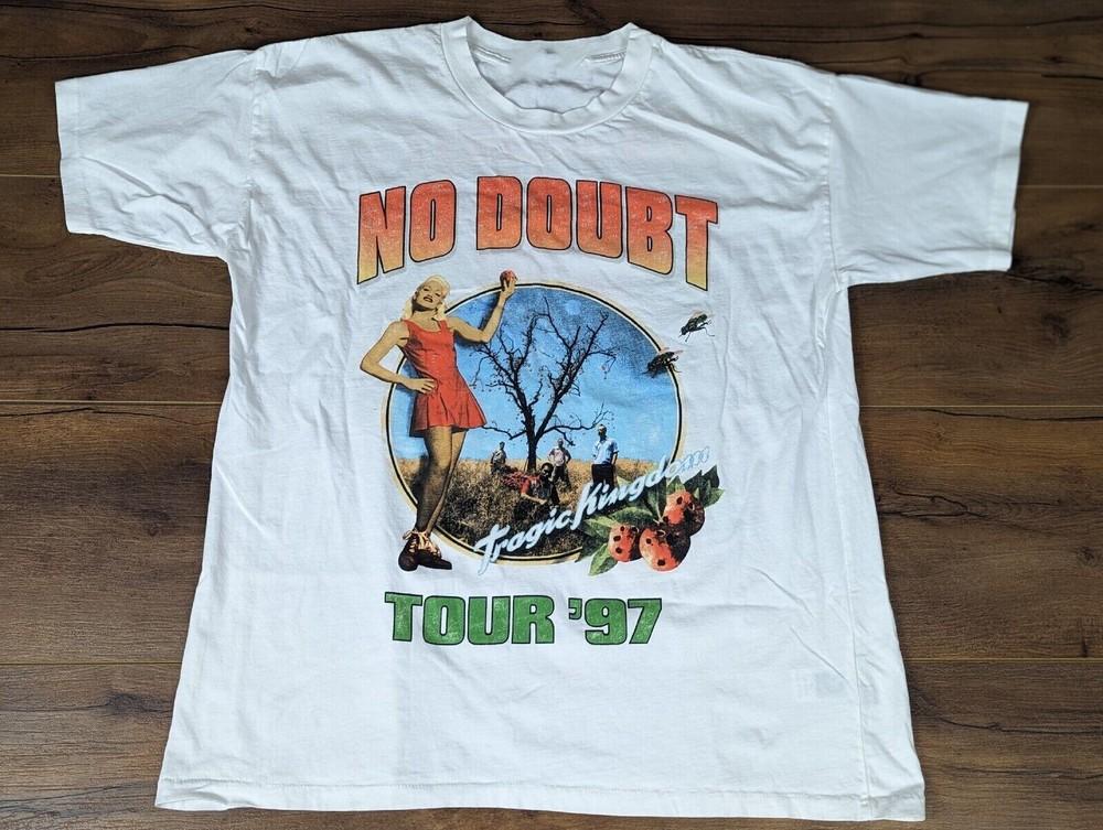 Vtg No Doubt Tour  97 Tragic Kingdom Cotton White All Size Unisex Shirt SE143 Unisex T-Shirt S