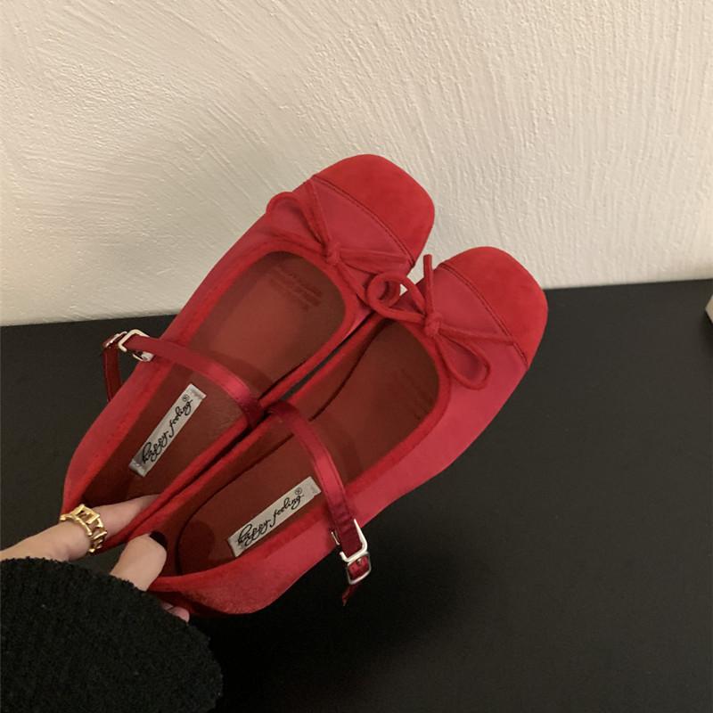 Moda Bailamos 2025 Nowe Damskie Baleriny Panie Casualowe Buty Mary Jane Miękka Podeszwa Buty Wizytowe Outdoor Okrągły Nosek Baleriny