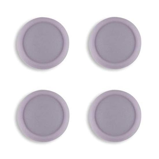 eXtremeRate PlayVital Cute Switch Thumb Grip Joystick Caps for Switch Lite Silicone Analog Covers for Dark Grayish Violet Caps, & & OLED, Joy-Con