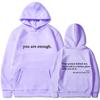 Womens Fleece-Lined Hoodie With Kangaroo Pocket Abstract Print Colorblock Design Long Sleeve Casual Sweatshirt