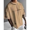 Men's Fashion 3D Printed Men's T-Shirt Round Neck Short Sleeve Trendy Street Wear