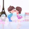 2Pcs Kiss Couple Miniatures For Fairy Garden Gnomes Moss Terrariums Decoration