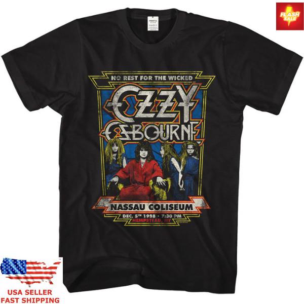 Ozzy Osbourne No Rest for the Wicked T-Shirt Nassau Coliseum 1988 Tour Tee XXXL
