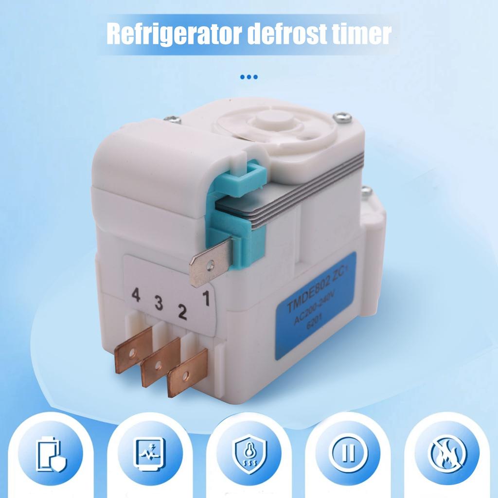 Defrost Timer Universal AC 200-240V TMDE802ZC1 3018100310 H.J for Daewoo Cooler for All 220V Refrigerator Parts