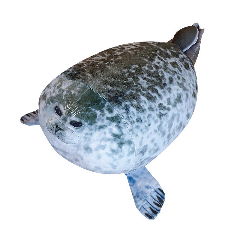 Soft Osaka Mother and Baby Sea Lion Plush Toy - Marine Animal Pillow Doll