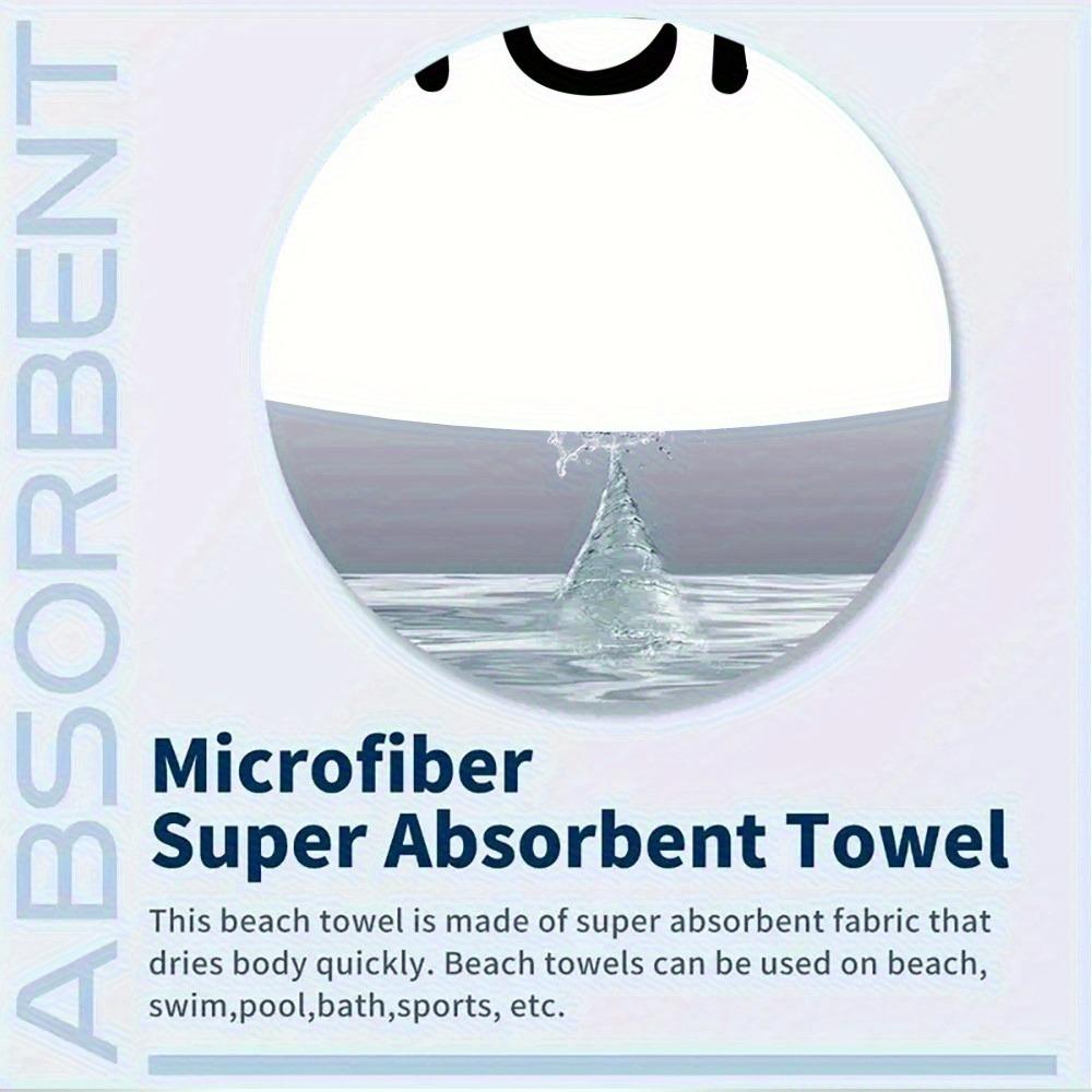 1PC Personalized Photo Custom Beach Towel, Soft & Quick-Dry, Perfect for Seaside, Pool Bathroom Camping Travel Yoga & Fitness