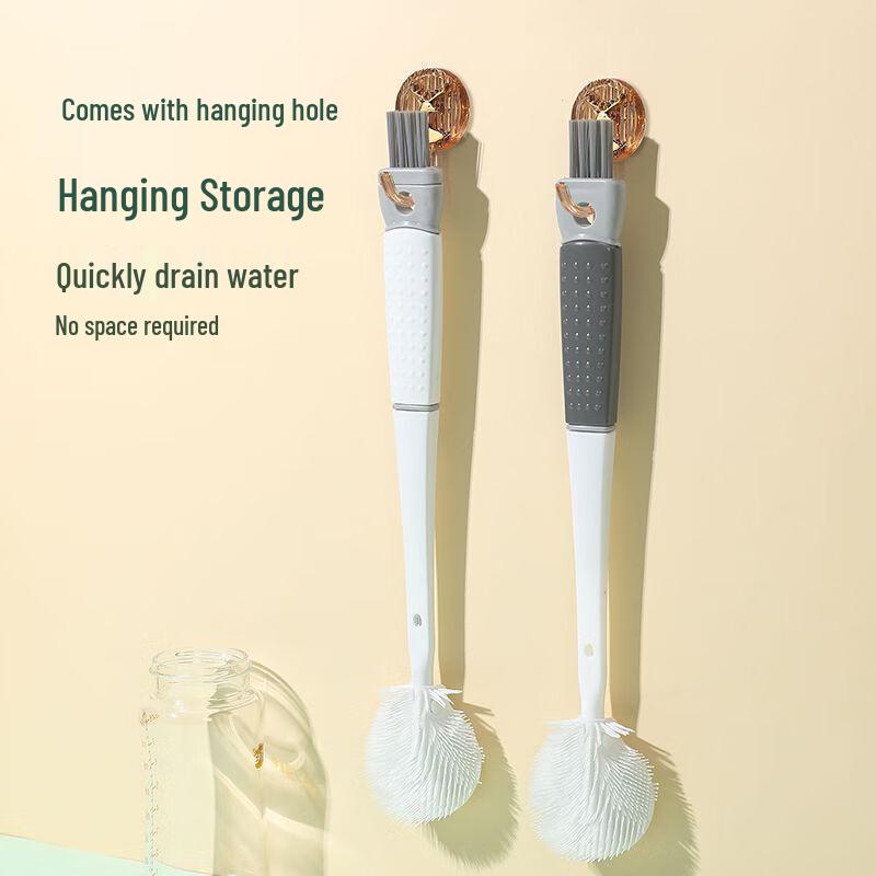 Foldable Long Handle Silicone Cup Brush