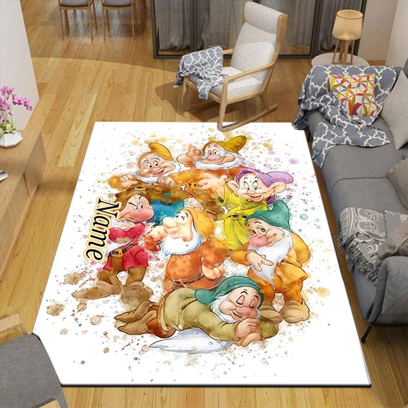 Custom 1Pc Snow White'S Garden Rug Office Carpet Indoor Outdoor Entrance Doormat Nonslip Soft And Comfortable Living Room D916239