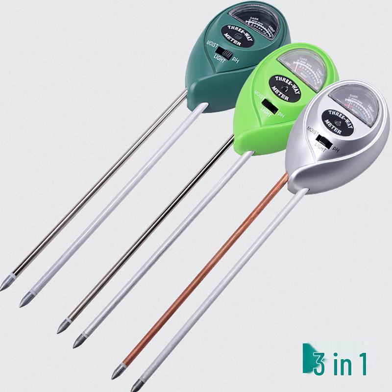 3-in-1 Soil Tester: pH, Moisture, and Nutrient Meter for Gardening