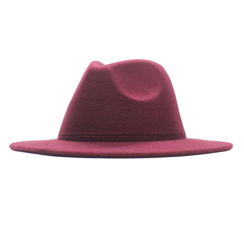 Hot-selling top hat, ethnic style cow head, western cowboy top hat, rolled brim, retro riding hat, woolen felt hat