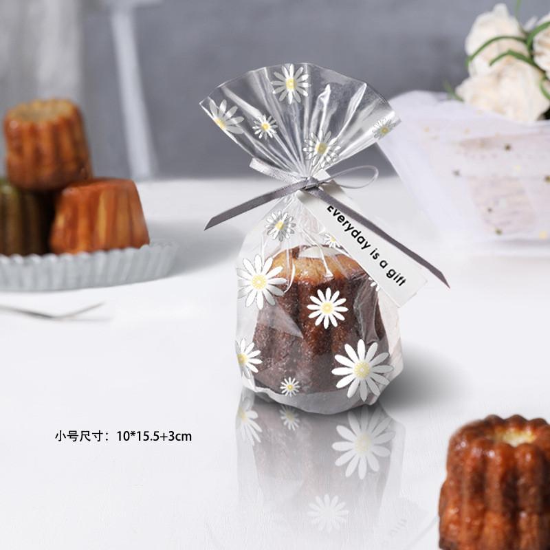 

Small Daisy Flower Transparent Biscuit Nougat Cookie Dessert Snowflake Crisp Candy Packaging Party Gift Bags Other
