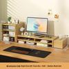 Monitor Riser Desktop Stand with Storage Shelves