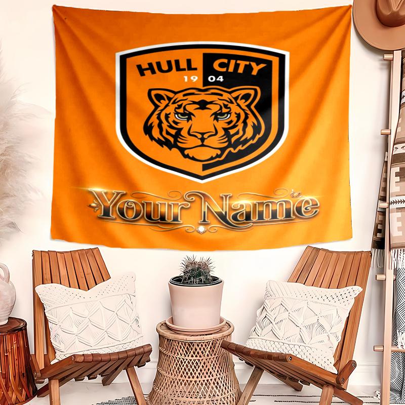 Personalized Name H-Hull Tapestry, Wall Hanging Tapestry, Pattern Tapestry for Dorm Bedroom Living Room Wall Art Photography Backdrop