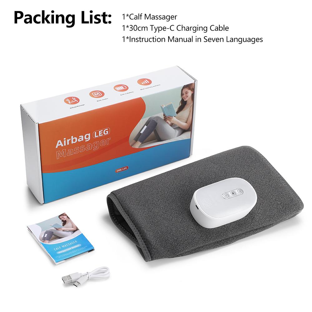 

New Electric Leg Massager 4 Modes Air Pressure Calf Massager 8 Levels Airbag Compresstion Relax Leg Arm Muscle Blood Circulation