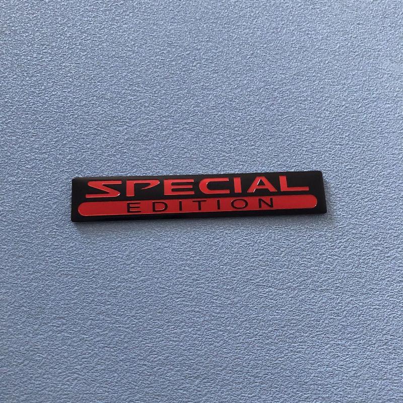 3D Aluminium Car Trunk Badge Decal Special Limited Edition Scratch-Resistant Sticker for Vehicle Personalized Decor