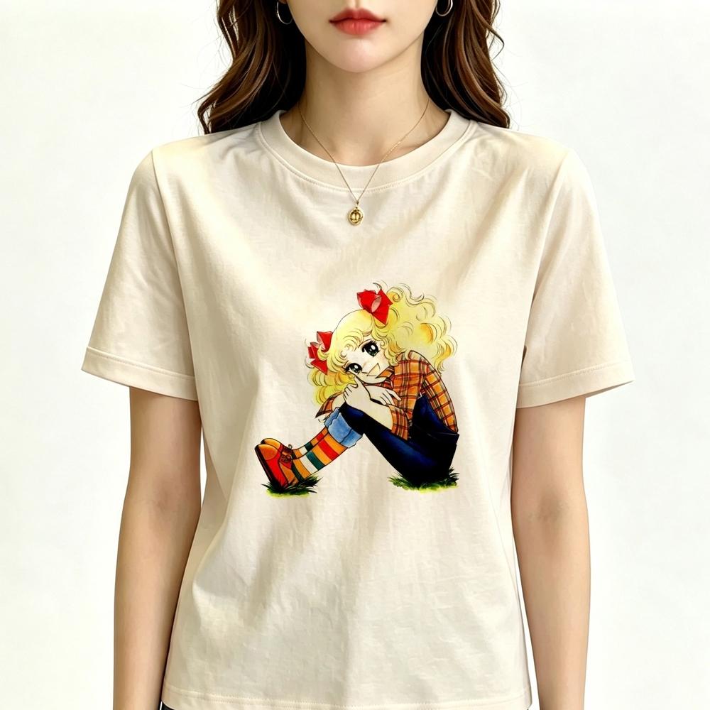 Candy Candy Anime tshirt Women meme anime aesthetic graphic t shirt gyaru streetwear Unisexga japanese japan