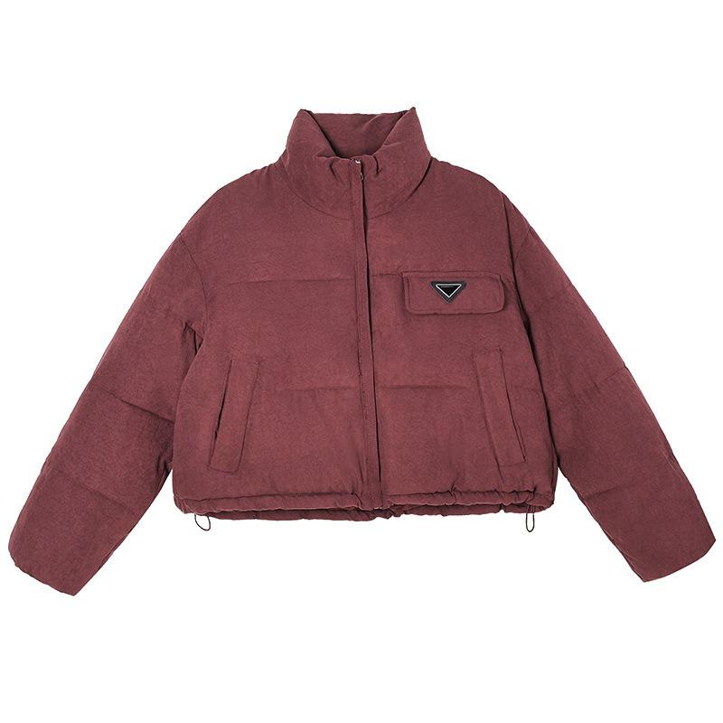 Winter new women's fashion temperament commuting simple thickened small short down cotton jacket tide