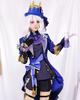Furina Cosplay Svart Vanngudinne Genshin Impact Cosplay for Kulturelle og Sceneopptredener Parykkstørrelse Parykk, Focalorus, Kostyme, Voksen, Festivaler,