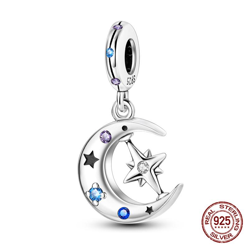 Luminous Copperstars And Moon Charms Fitoriginal Bracelets Diy Jewelry Making For Women Gift