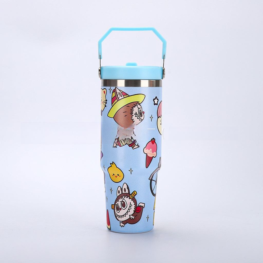 30oz Auto Becher Outdoor 304 Edelstahl Thermobecher Wert Stroh Auto Eisbecher