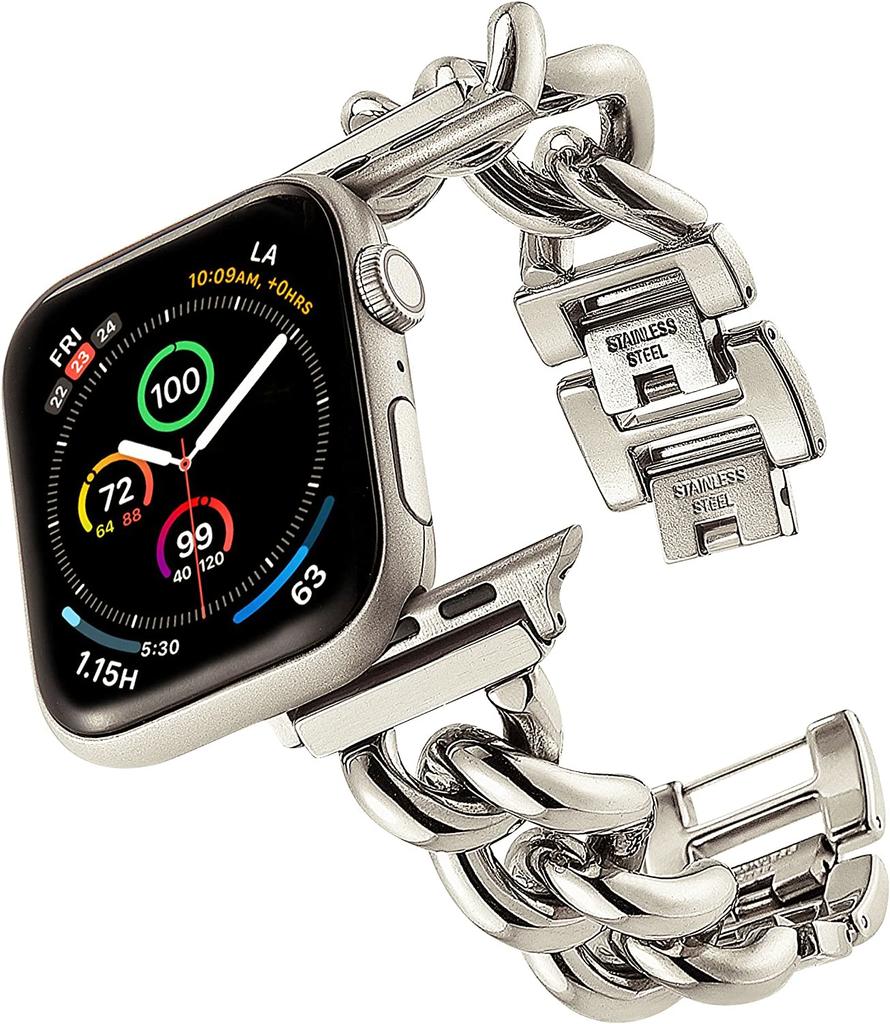 Stainless Steel Band for Apple Watch Ultra 3 2 49mm 11 10 9 8 7 42mm 41 46 45mm Strap for iWatch 6 SE 38 40 44mm Luxury Bracelet