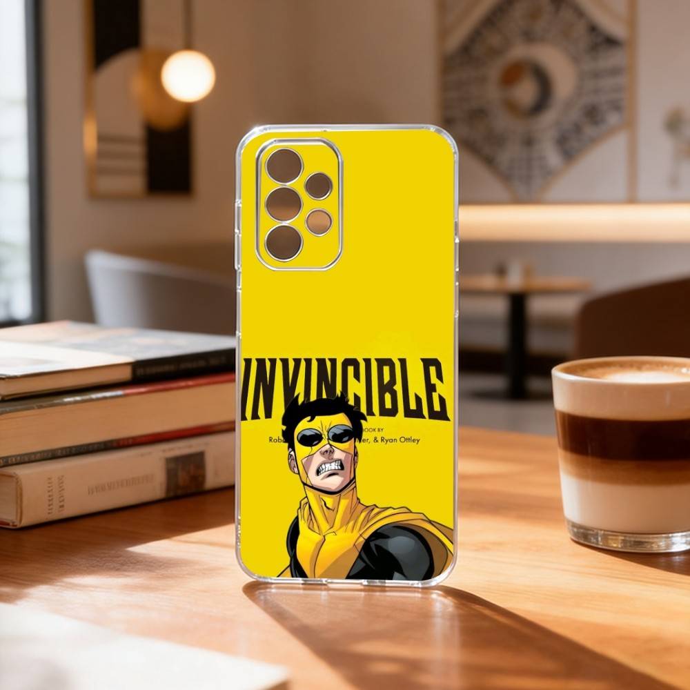 Cartoon I-Invincible  Phone Case For Samsung S25,S24,S21,S22,S23,S30,Ultra,S20,Plus,Fe Transparent Cover Samsung S20fe