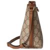 Gucci GG Canvas Leather Bucket Crossbody Bag Beige Brown Daily Commute Travel 847090-FAEUC-9758