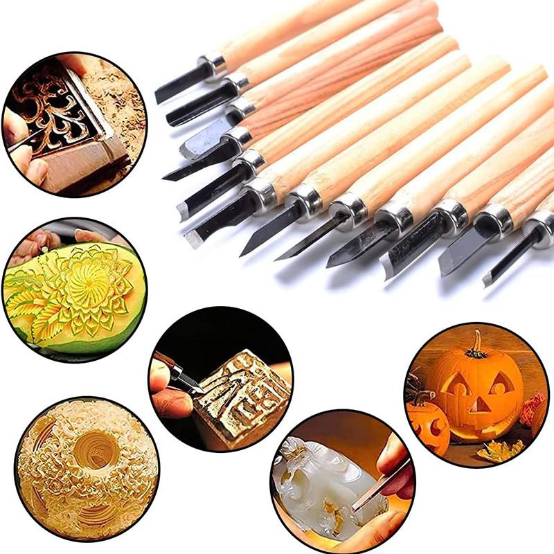 Wooden Handle Carving Knife Electric Carving Pen Household Handmade DIY Tools Sharp Arts Handicrafts Cutting Crafting TMZ