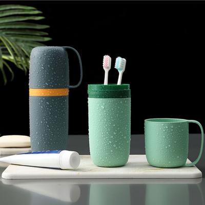 Mouthwash Cup with Handle Travel Portable Multi Functional Mouthwash Cup Toothbrush Cup Toothbrush Cup Toothbrush Box Travel Portable