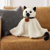 Ghost Plush Pillow Soft Stuffed Animal Toy Fluffy 3D Ghost Halloween Decor