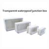 Waterproof Electrical Circuit Enclosure Box Ip65 Abs Electronic Project Wire Junction Box Transparent Waterproof Outdoor Plastic