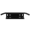 Universal Front Bumper License Plate & Spotlight Bracket with Metal Anti-Collision Bar for Off-Road Vehicles