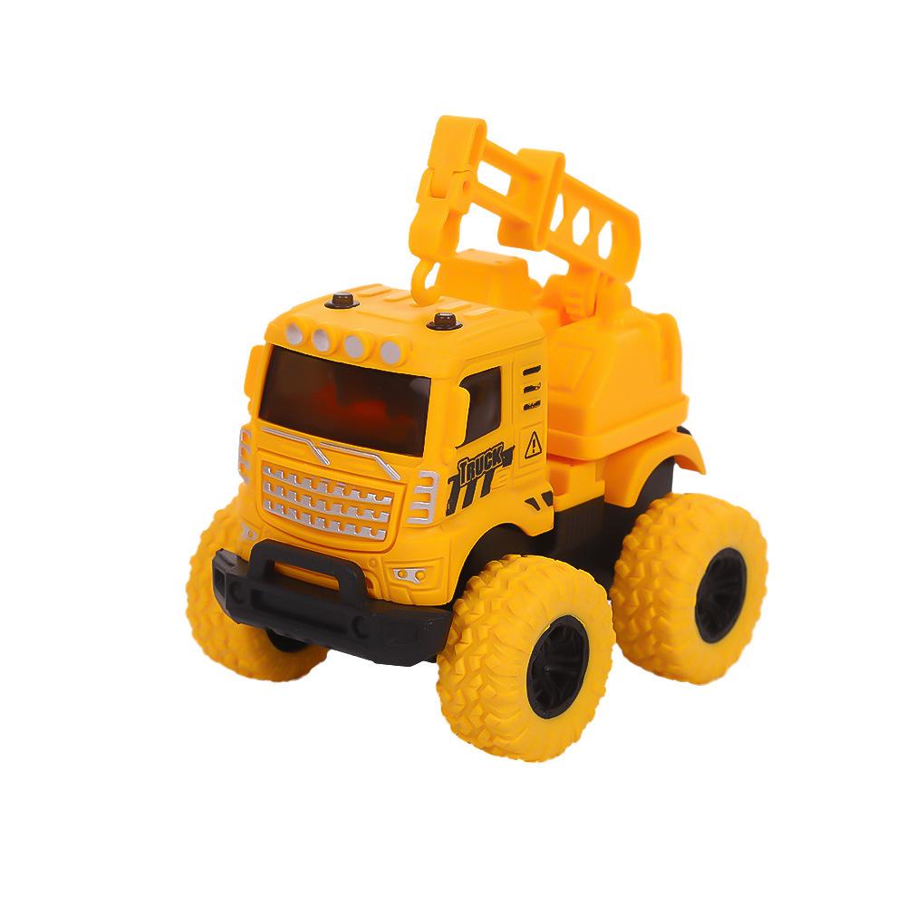 Douyin Kids' 4WD Double-Sided Graffiti Stunt Car - Off-Road, Inertia-Powered, Drop-Resistant, Ideal Gift for Boys