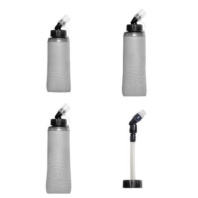 Soft Flask Running Bottles Portable Handheld Soft Folding Water Bottle Running Flask for Sports Hiking Hydrations Pack