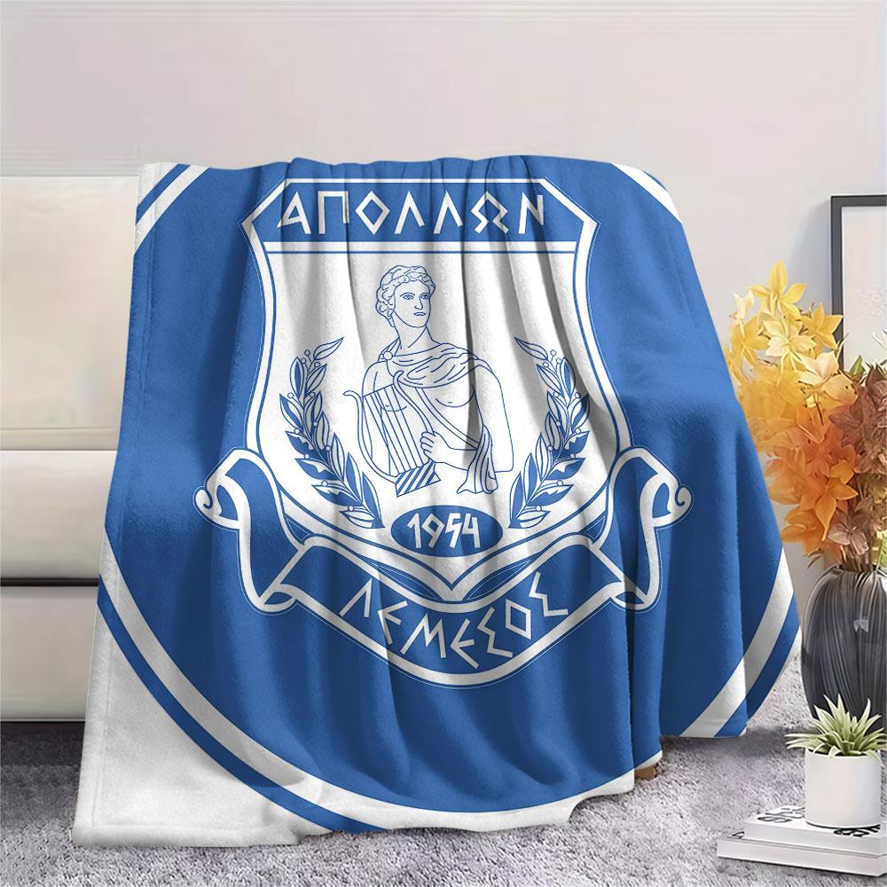 Apollon Limassol FC FlAannel Blanket, High Quality Comfortable for All Seasons, Home Decor, Warmth and Comfort