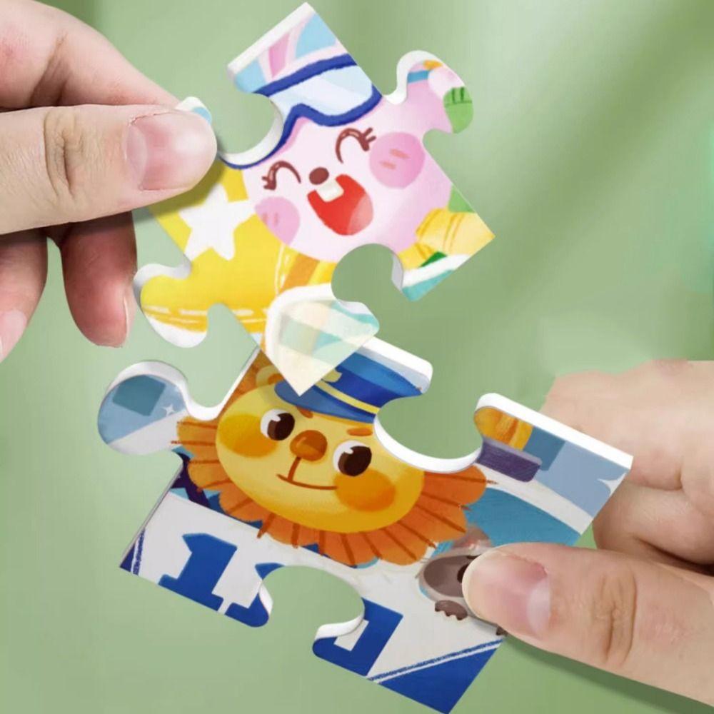 Panda Cartoon Animal Jigsaw Elephant Numbers Jigsaw Puzzle Puzzle Forest Animals  Housewarming