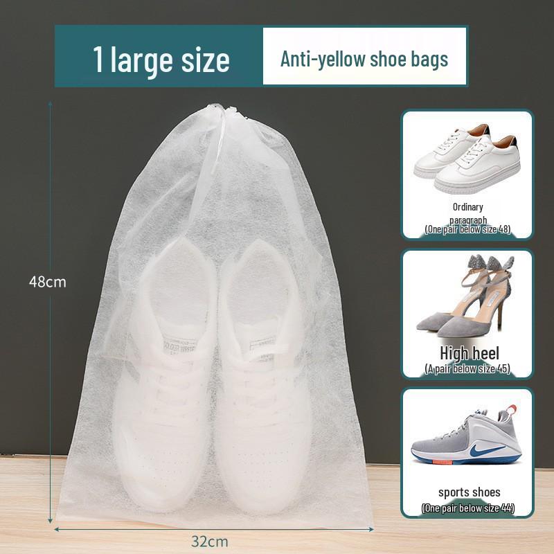 Anti-Yellowing Canvas Shoe Bags: Dustproof, Sun-Drying, Disposable Non-Woven Fabric Covers for Shoe Drying and Washing