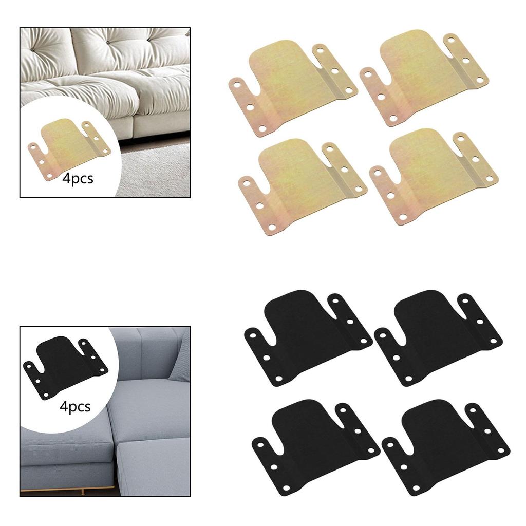 4Pcs Sectional Couch Connector Accessories Reliable Multifunctional Premium