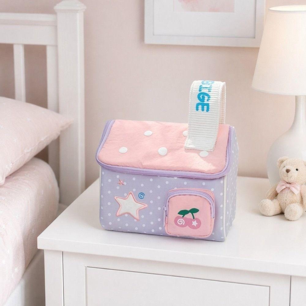 House Shape Cosmetic Storage Bag Cloth Makeup Bag Portable Toiletry Bag Travel