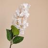 Luxury Artificial Hydrangea Flowers Realistic Plastic Lilac Hydrangea Flowers Branch Elegant Handmade Fake Flower